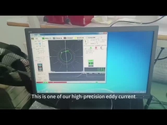 Eddy akım hatası dedektörü ince bakır borusunun davulundaki çatlak kusurunu tespit eder