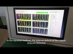 Su ortamı ultrasonik bakır ana bant çevrimiçi algılama video